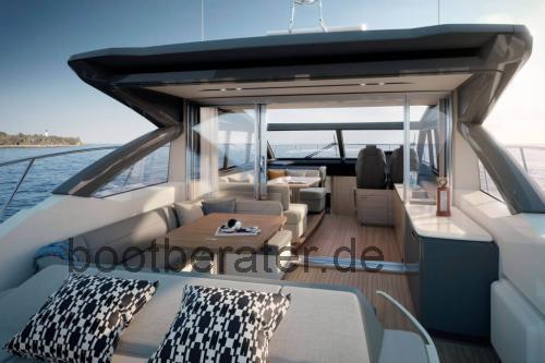Princess V58 Deck Saloon  technische daten 